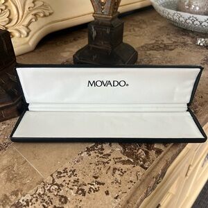 Movado Black and White Watch BOX
